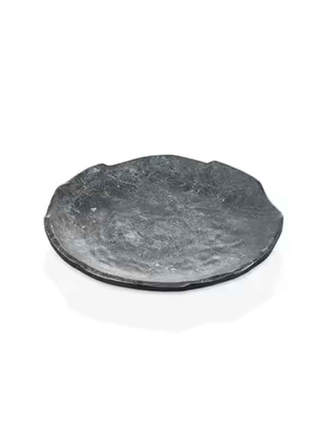 Norma Round Elegant Serving Plate Dark Grey 16 cm 43016.CAL